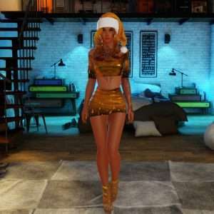GoldenAngel by SevenofNine 3DXChat Sharing Holidays Christmas