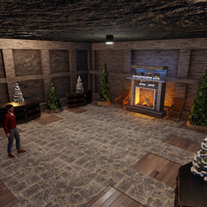 Cozy Winter Lakehouse by SpencerQ 3DXChat Sharing Villas, Houses & Apartments