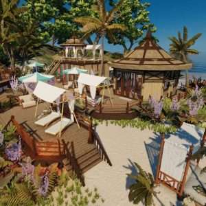 Maldives Beach Resort by SweetTia 3DXChat Sharing Resorts
