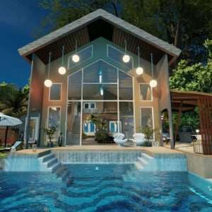Tropical Mountain Luxe Loft by SweetTia 3DXChat Sharing Villas, Houses & Apartments
